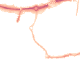 Night-time road noise heatmap for BH2 5LH