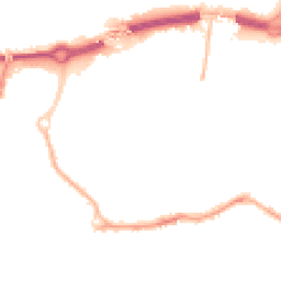 Night-time road noise heatmap for BH2 5LT