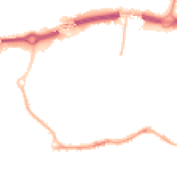 Night-time road noise heatmap for BH2 5RT
