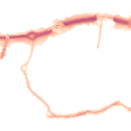 Night-time road noise heatmap for BH2 5RY
