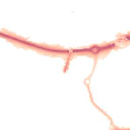 Night-time road noise heatmap for BH2 6BE