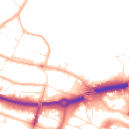 Daytime road noise heatmap for BH2 6DF