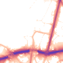 Daytime road noise heatmap for BH2 6JF