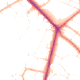 Daytime road noise heatmap for BH2 6NZ