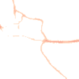 Night-time road noise heatmap for BH21 1AB