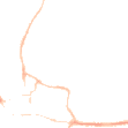 Night-time road noise heatmap for BH21 1AU