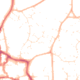 Daytime road noise heatmap for BH21 1AZ