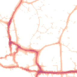 Daytime road noise heatmap for BH21 1BA