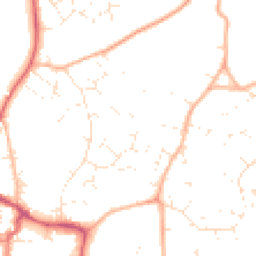 Daytime road noise heatmap for BH21 1BD