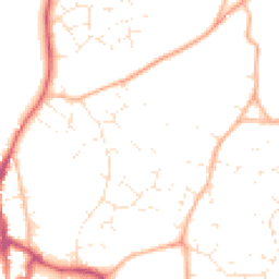 Daytime road noise heatmap for BH21 1DG