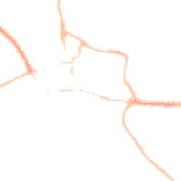 Night-time road noise heatmap for BH21 1DS