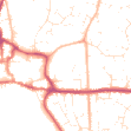 Daytime road noise heatmap for BH21 1LH
