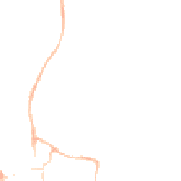 Night-time road noise heatmap for BH21 1NU