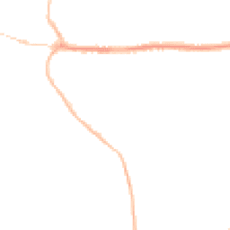 Night-time road noise heatmap for BH21 1RB
