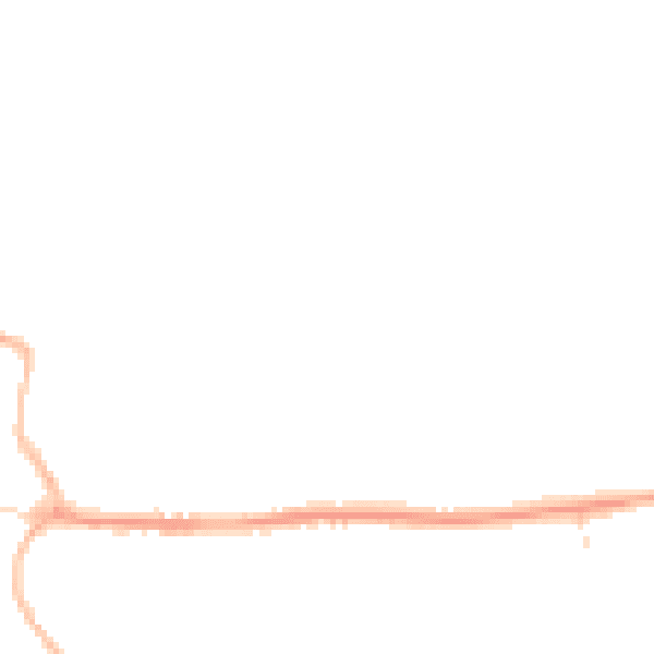 Night-time road noise heatmap for BH21 1TQ