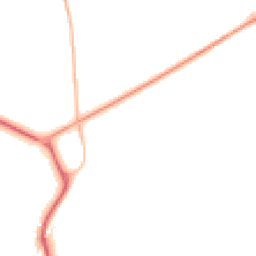 Night-time road noise heatmap for BH21 1UD