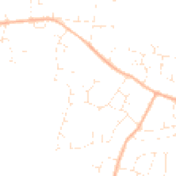 Daytime road noise heatmap for BH21 2LG