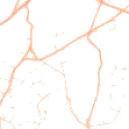 Daytime road noise heatmap for BH21 2PF