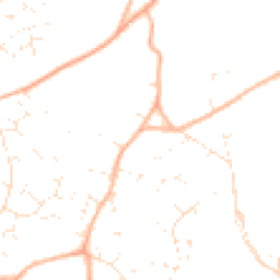 Daytime road noise heatmap for BH21 2QR