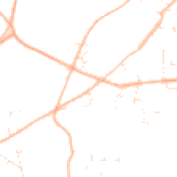 Daytime road noise heatmap for BH21 2QS