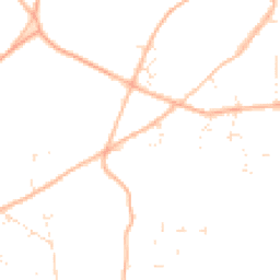 Daytime road noise heatmap for BH21 2RS