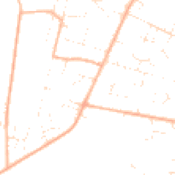 Daytime road noise heatmap for BH21 3LN