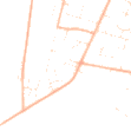 Daytime road noise heatmap for BH21 3LS