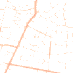 Daytime road noise heatmap for BH21 3NF