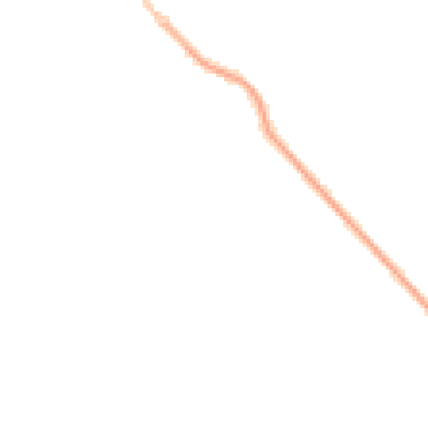 Night-time road noise heatmap for BH21 3NQ