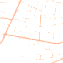 Daytime road noise heatmap for BH21 3PQ