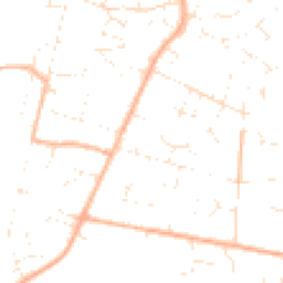Daytime road noise heatmap for BH21 3QW