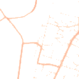 Daytime road noise heatmap for BH21 3SH