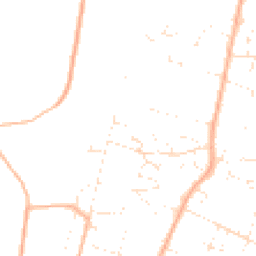 Daytime road noise heatmap for BH21 3UG