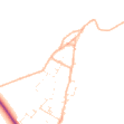 Daytime road noise heatmap for BH21 4BG