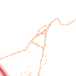 Daytime road noise heatmap for BH21 4BJ