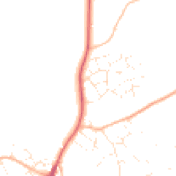 Daytime road noise heatmap for BH21 4FD