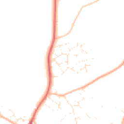 Daytime road noise heatmap for BH21 4FE