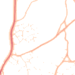Daytime road noise heatmap for BH21 4FJ
