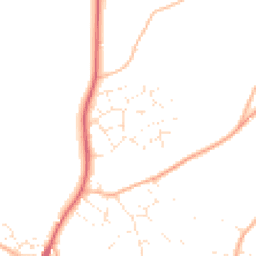 Daytime road noise heatmap for BH21 4FS