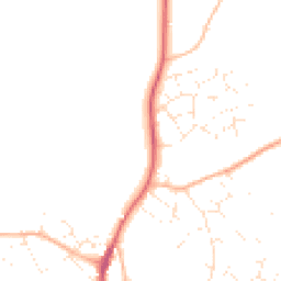 Daytime road noise heatmap for BH21 4FZ