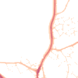 Daytime road noise heatmap for BH21 4GD