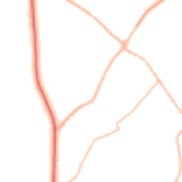 Daytime road noise heatmap for BH21 4HD