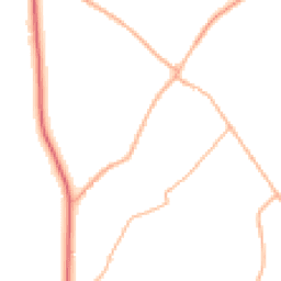 Daytime road noise heatmap for BH21 4HG