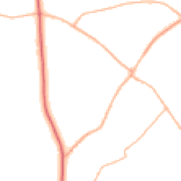 Daytime road noise heatmap for BH21 4HL