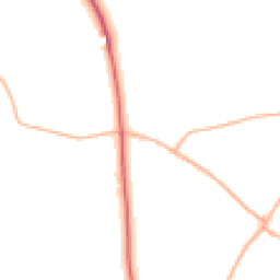 Daytime road noise heatmap for BH21 4HR