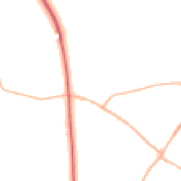 Daytime road noise heatmap for BH21 4HS