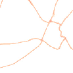 Daytime road noise heatmap for BH21 5AJ