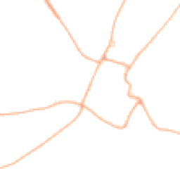 Daytime road noise heatmap for BH21 5AL