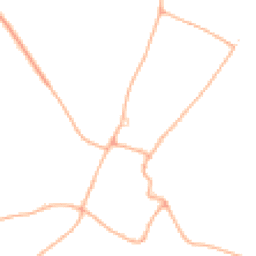 Daytime road noise heatmap for BH21 5AN