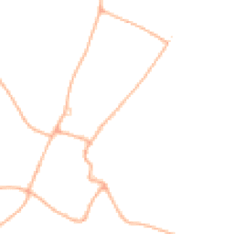 Daytime road noise heatmap for BH21 5AR